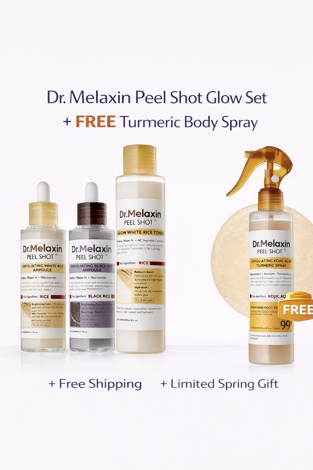 Dr. Melaxin Peel Shot Glow Set