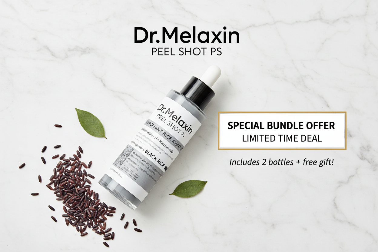 Black Rice Peeling Ampoule Offer Package