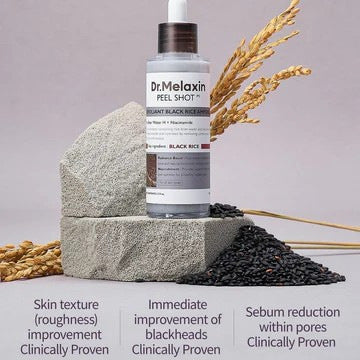 Black Rice Peeling Ampoule for Dead Skin & Blackhead Removal