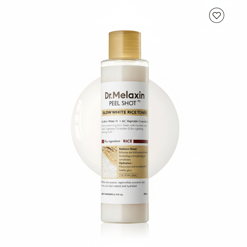 Clean Product Shot - Rice Toner