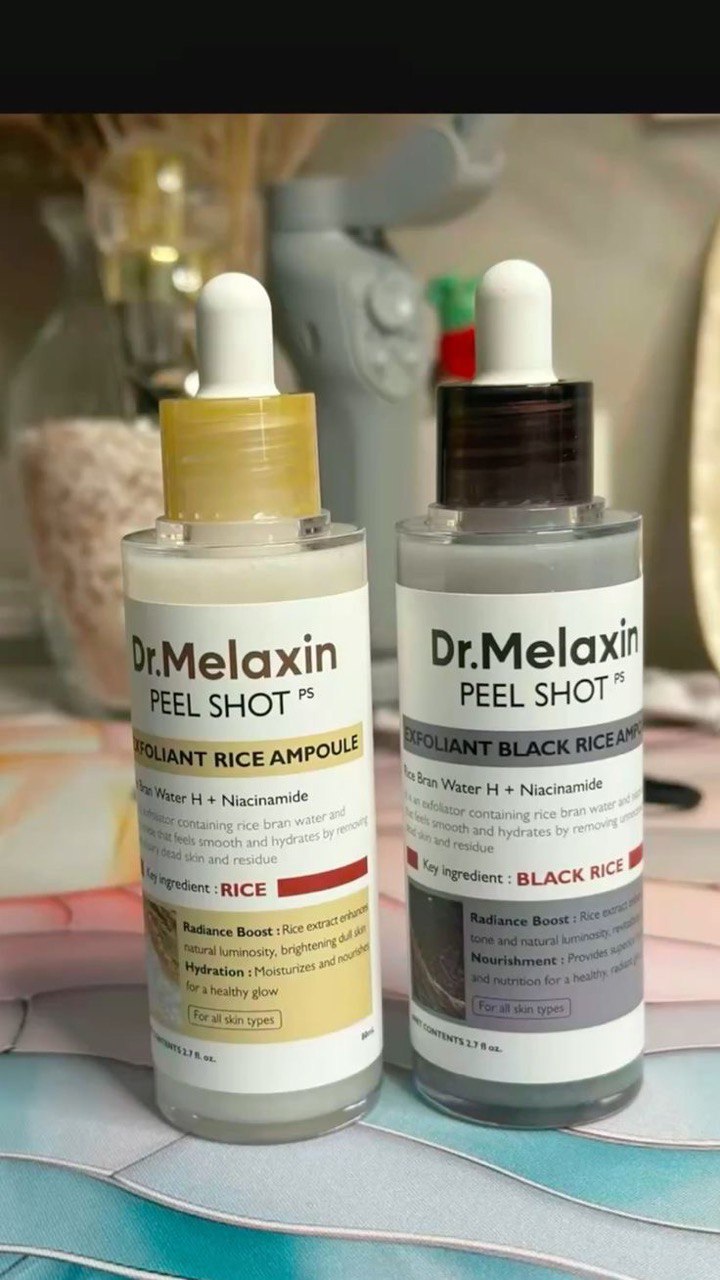 Black Rice Peeling Ampoule for Dead Skin & Blackhead Removal