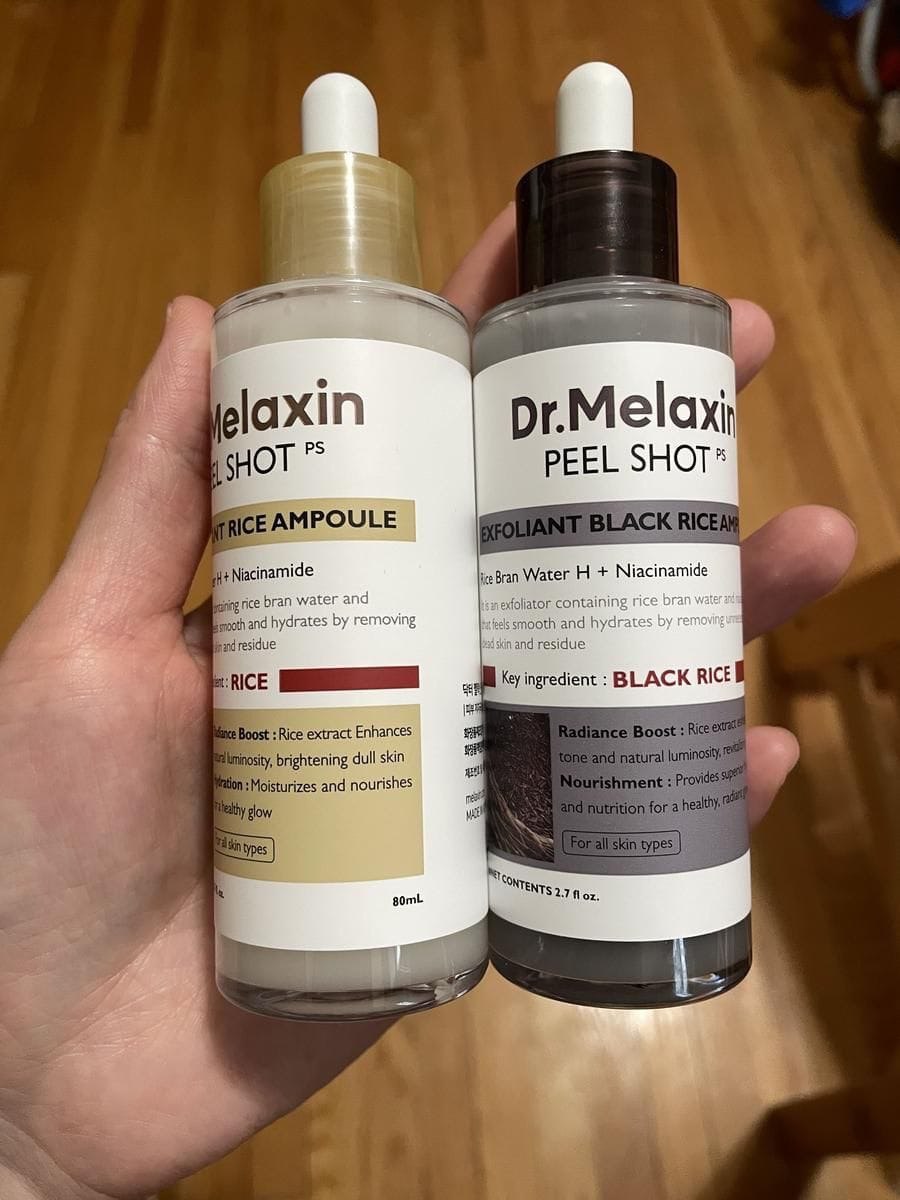 Black Rice Peeling Ampoule for Dead Skin & Blackhead Removal